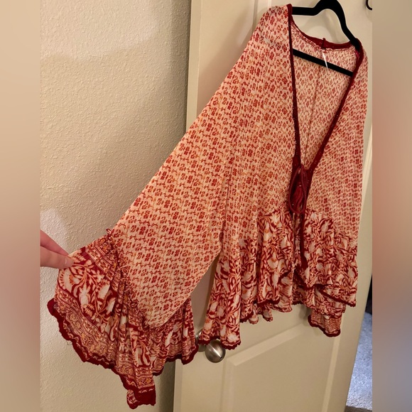 Free People Lola Kimono - Boho, Coastal, Layers, Phoebe, Cottagecore, Trendy - Picture 4 of 8